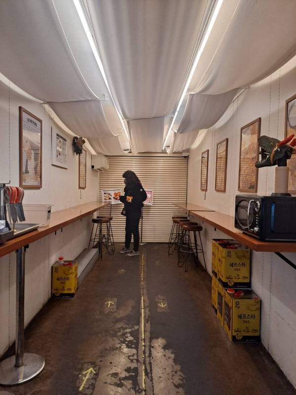 바삭마차 홀매장