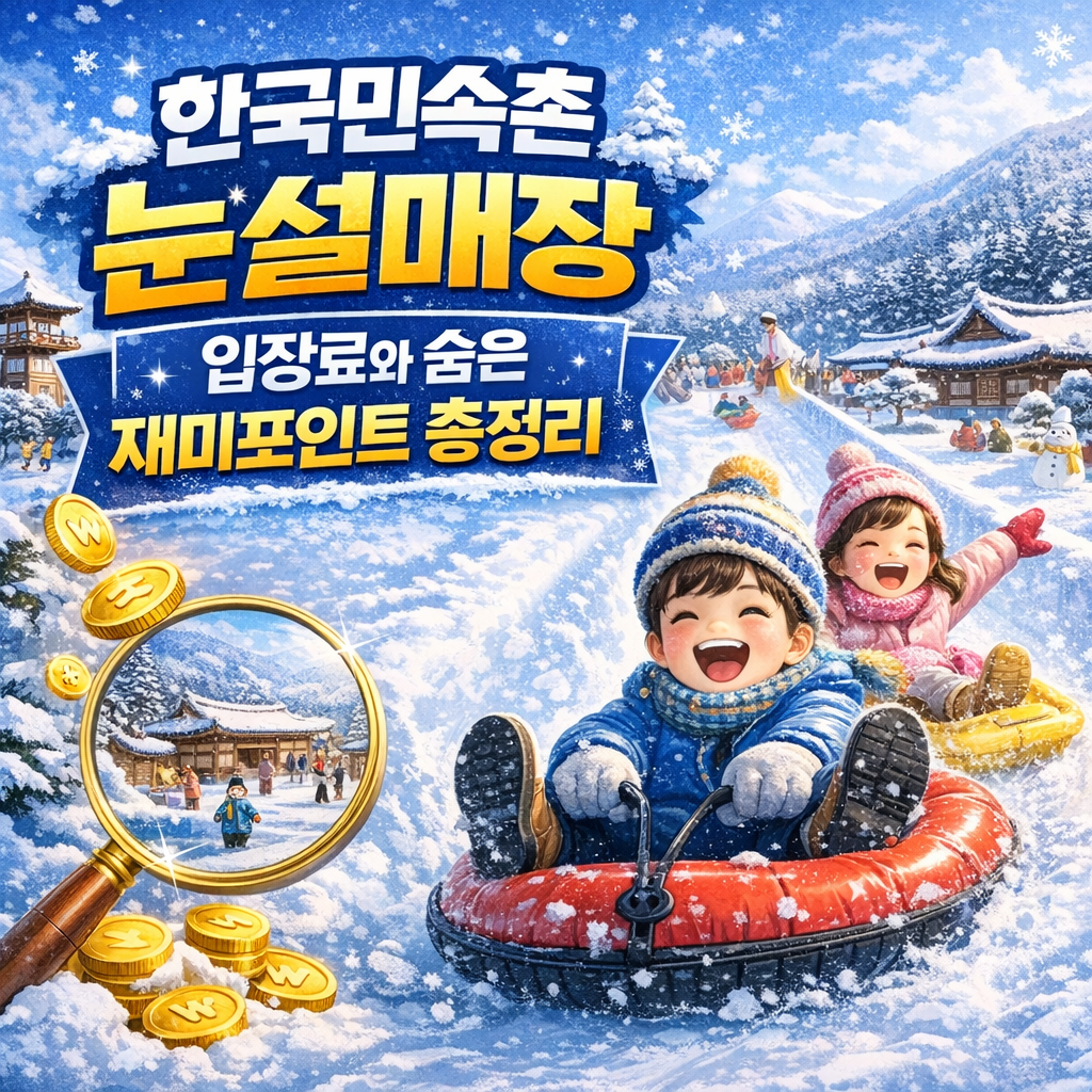 한국민속촌 맛집 추천 리스트 확인하기
