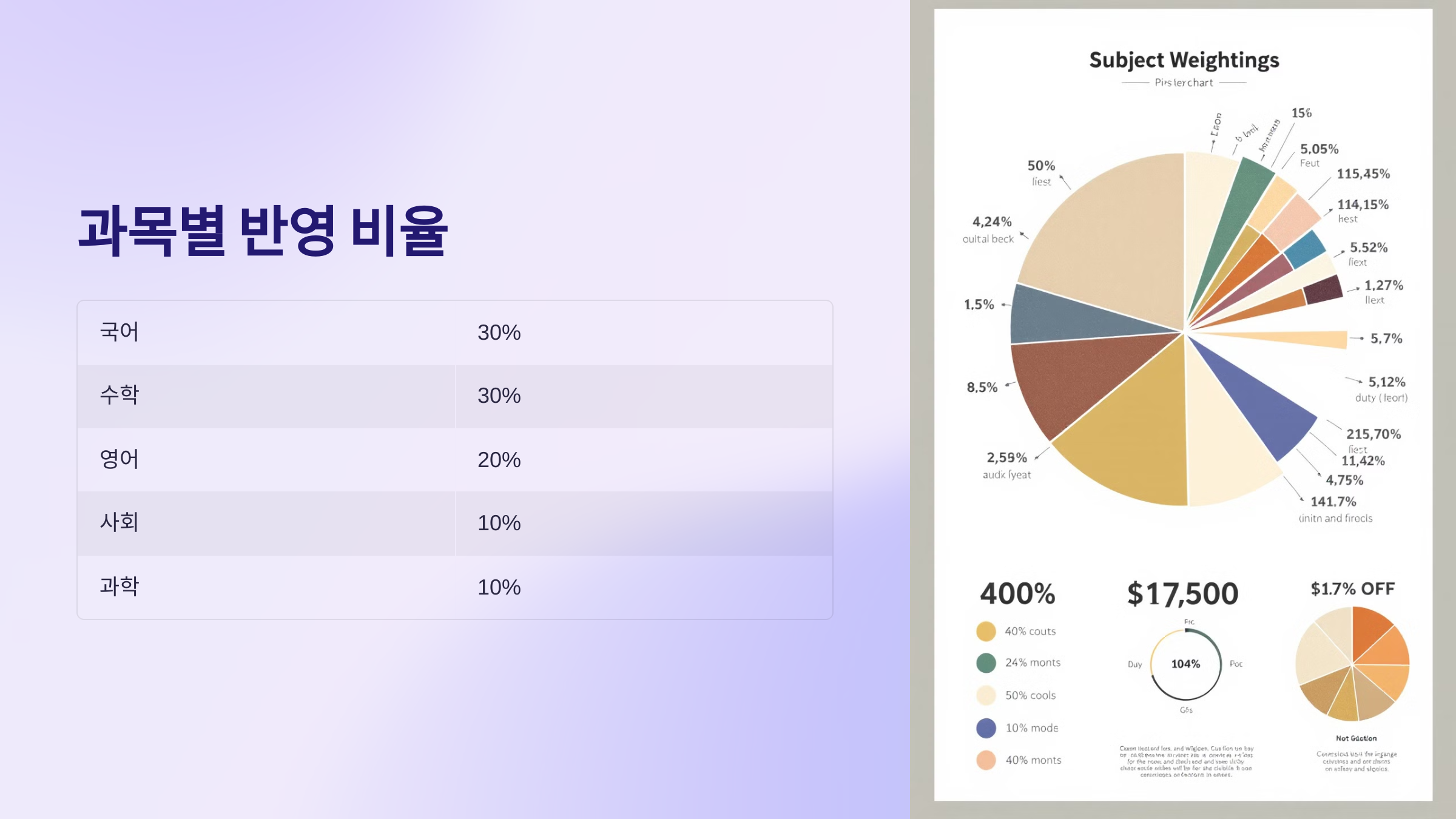 내신 등급 계산법