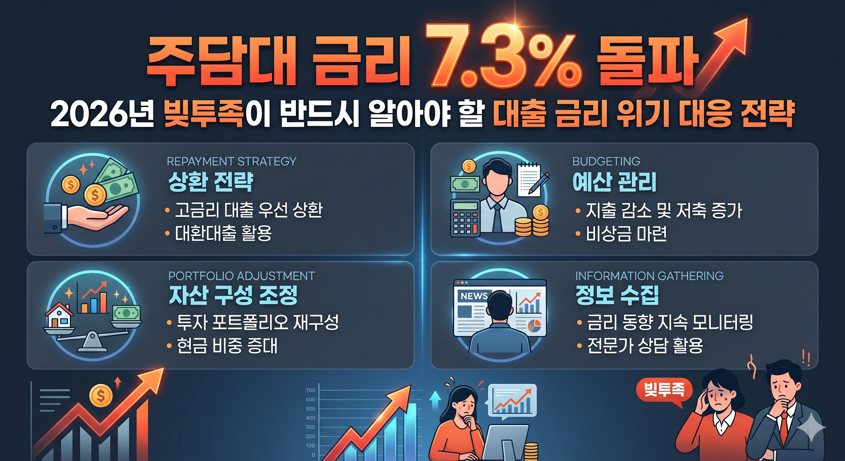 2026년 빚투족이 반드시 알아야 할 대출 금리 위기 대응 전략