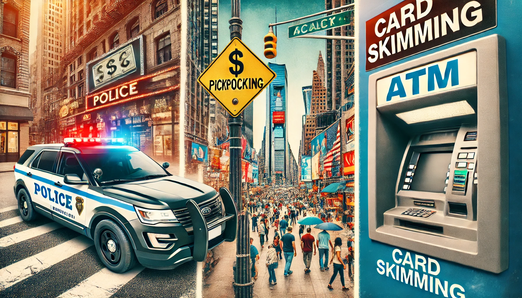 미국 여행 중 치안 및 사기 주의 관련 이미지