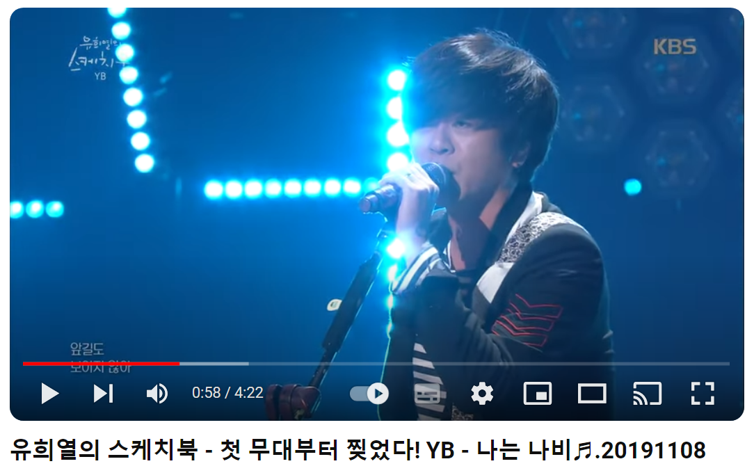 윤도현-밴드-YB-나는-나비