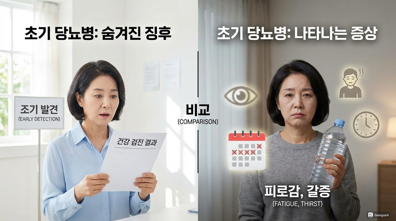 당뇨 초기 증상을 보는 두 가지 관점