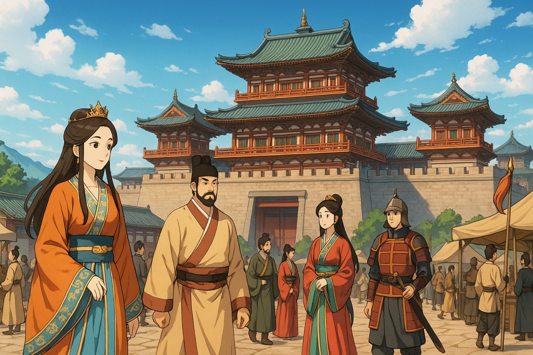 발해 상경용천부 궁전과 발해 귀족들의 일상 모습, 애니스타일