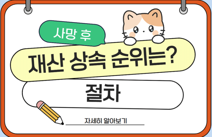 사망 시 재산 상속 순위