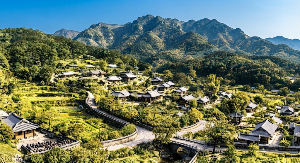 복수동의 여름날 전경