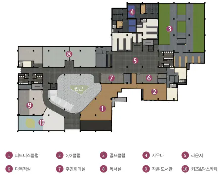 안양역푸르지오더샵 아파트 커뮤니티