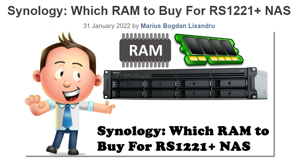 시놀로지 램 추천글