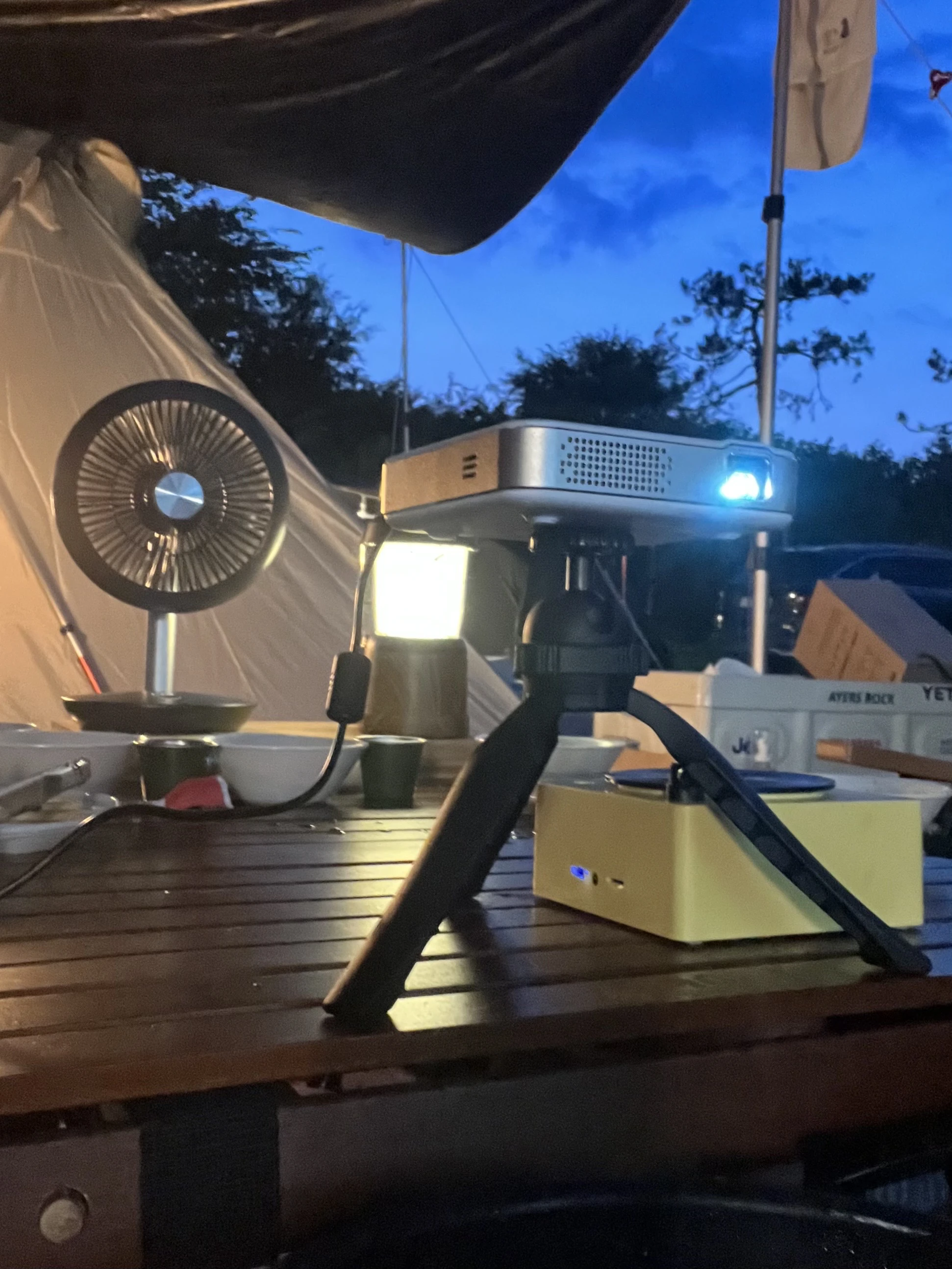 저스 미니빔&amp;#44; 실제 캠핑 사용 후기