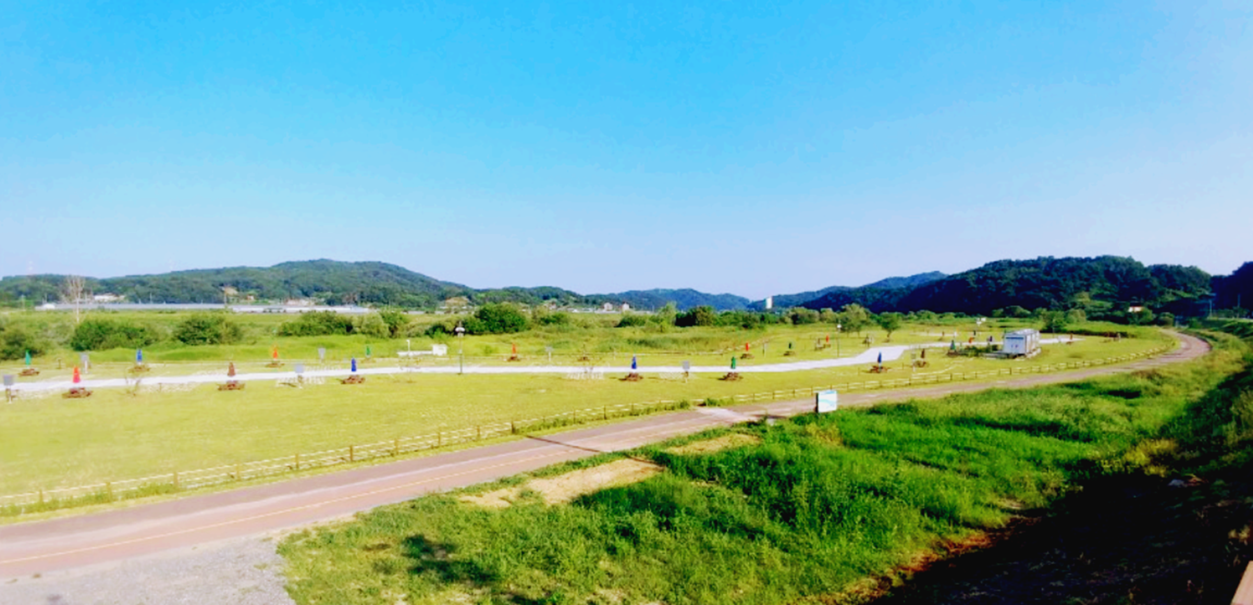 푸른 들판의 현도오토캠핑장