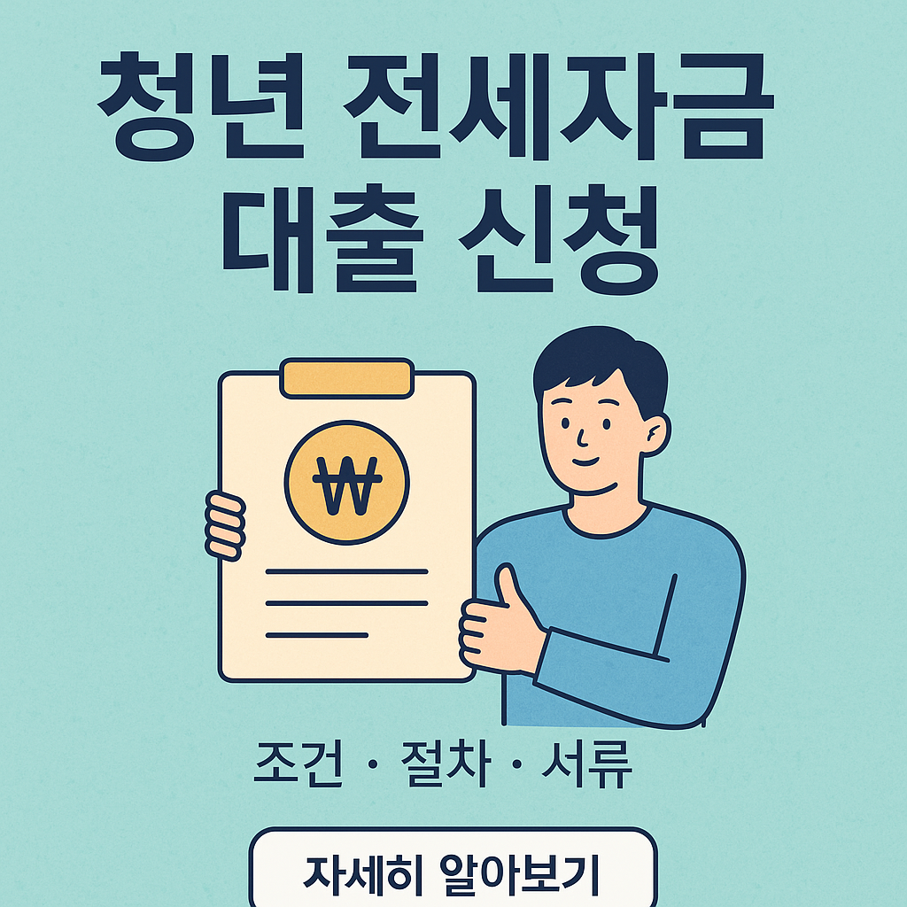 청년 전세자금 대출신청 조건, 절차, 서류, 신청방법 완벽정리