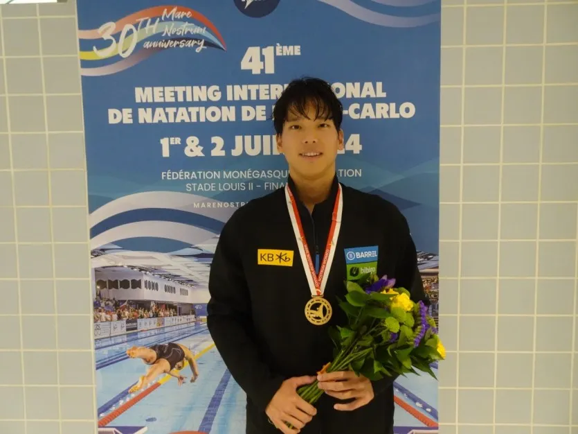 배영 이주호 금메달 은메달