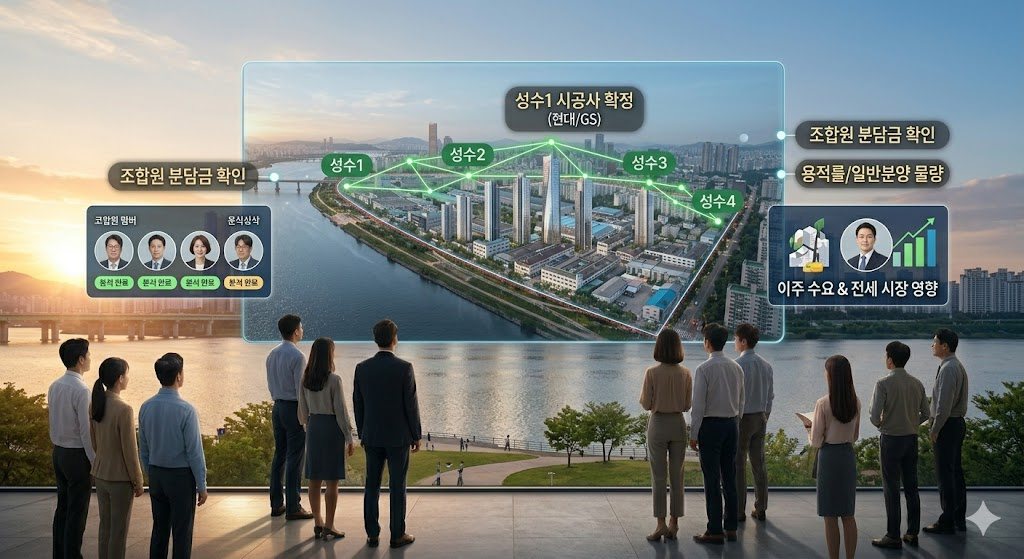 성수1지구 재개발 시공사 수주전, 현대건설 vs GS건설 2파전 완전 분석