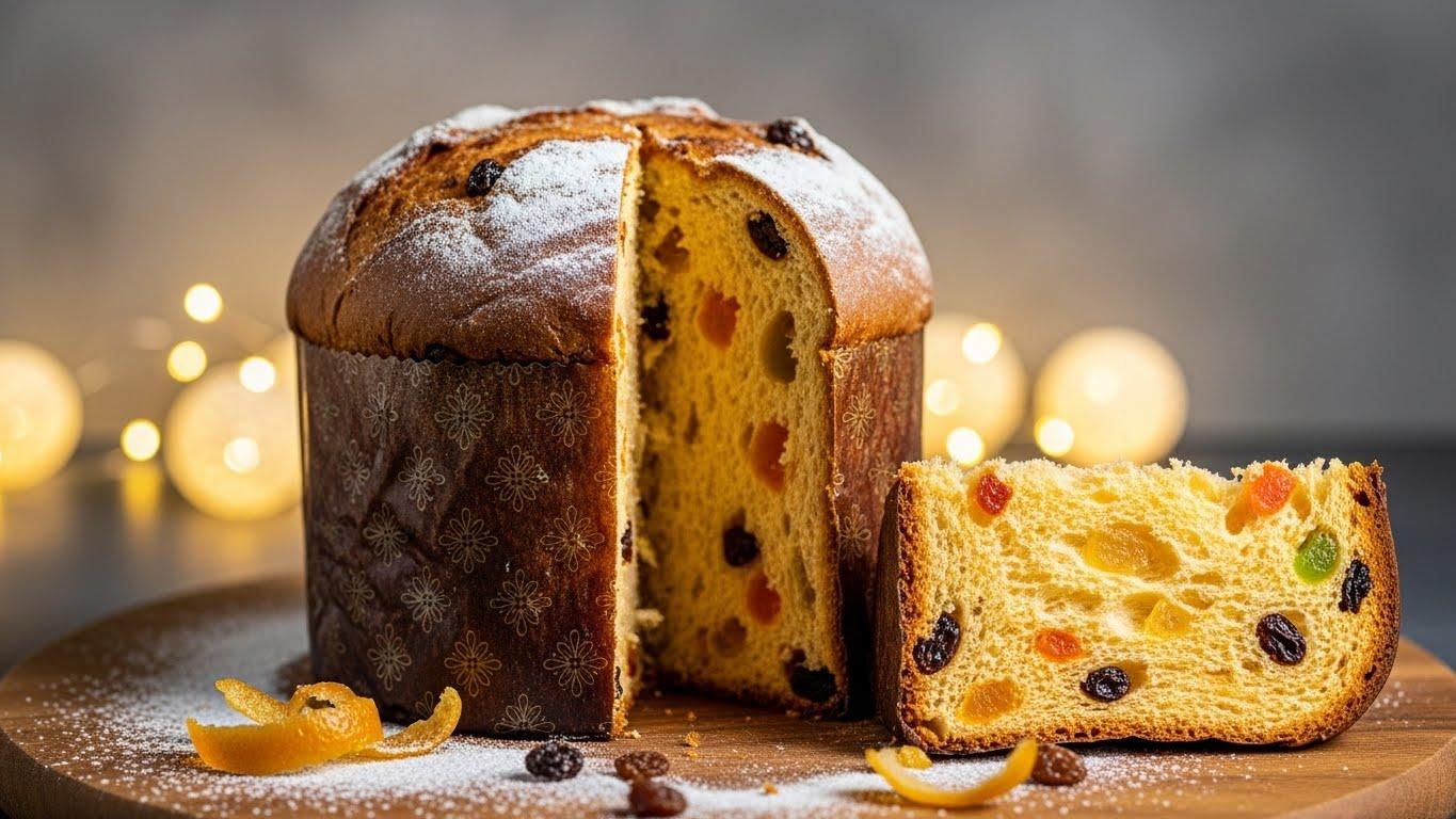 대표적인 크리스마스 빵 파네토네