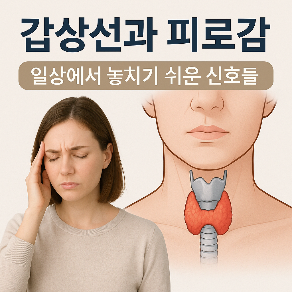 갑상선 문제로 나타나는 피로감과 생활 관리 팁