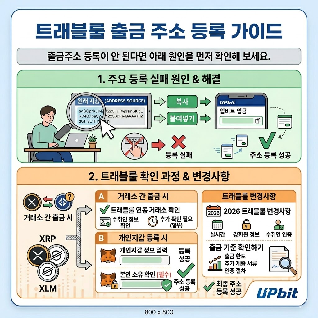 업비트 트래블룰 인증 확인 이미지