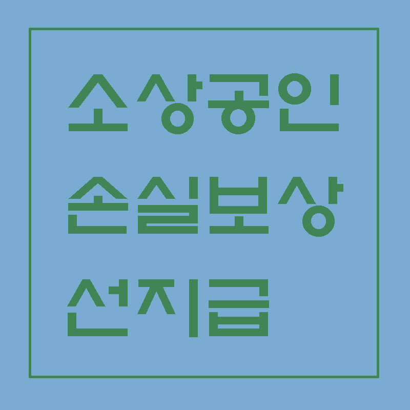소상공인-손실보상-선지급