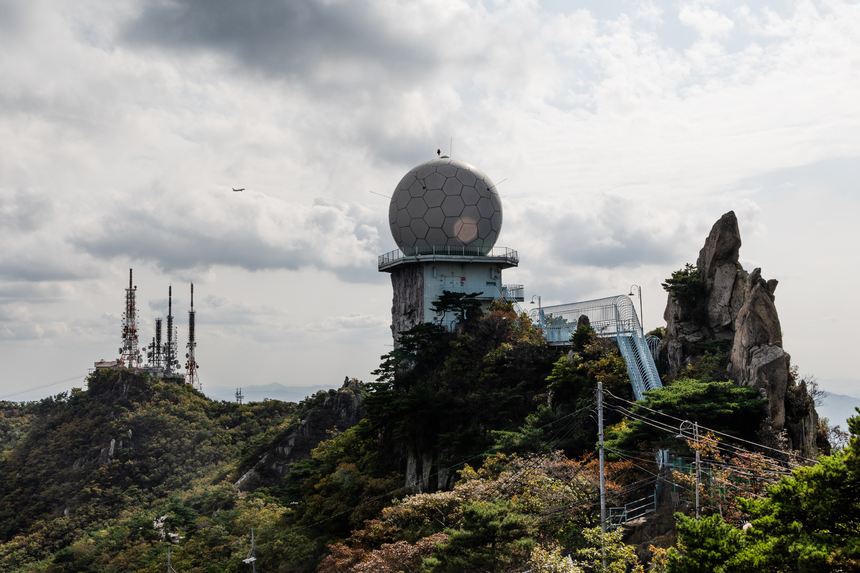 관악산 기상청 레이더기지