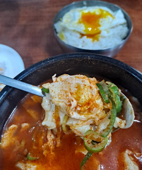 명동식당 순두부찌개
