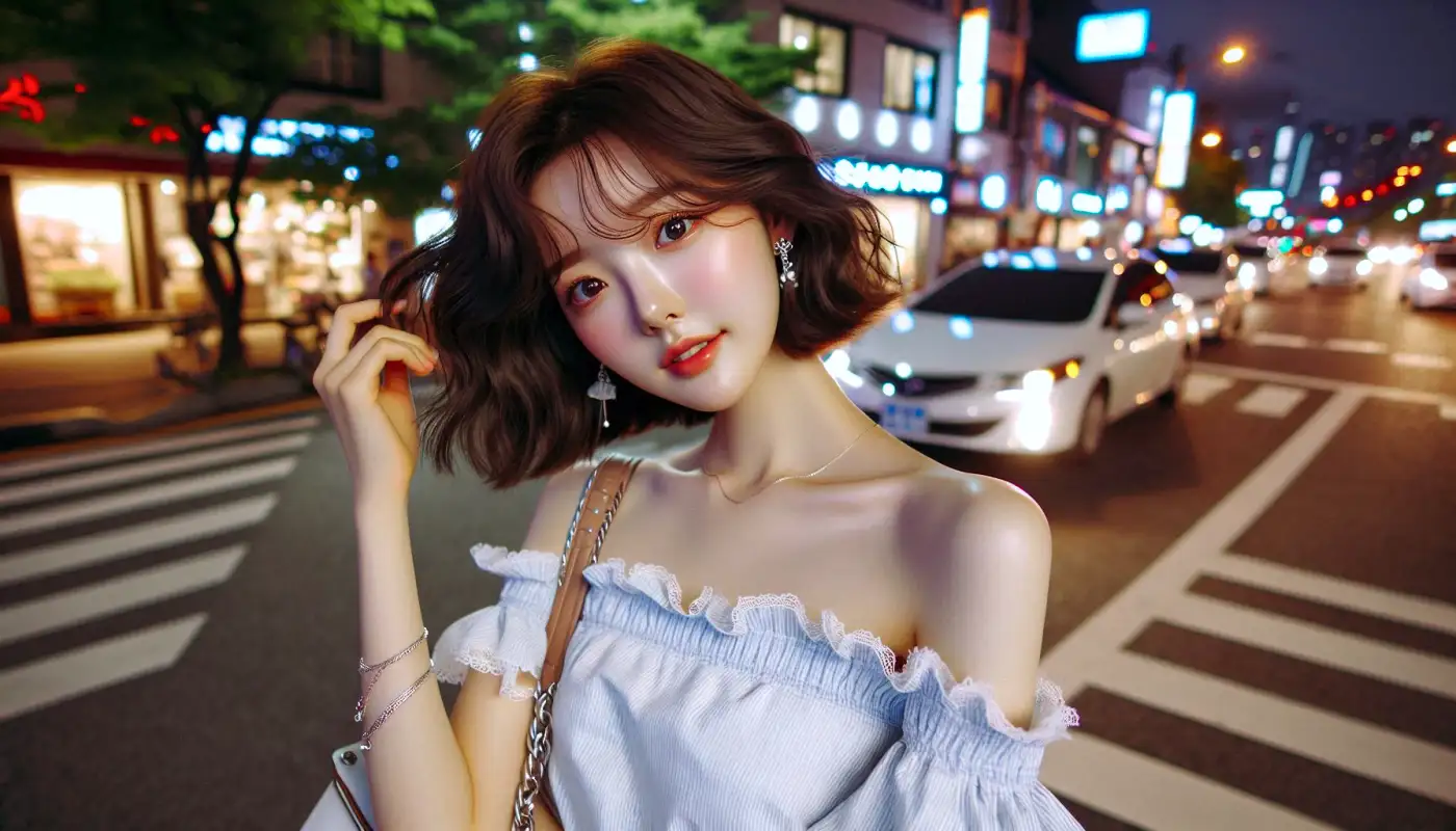 상대방-카톡-아이디-확인하는-법을-활용하는-여성의-모습