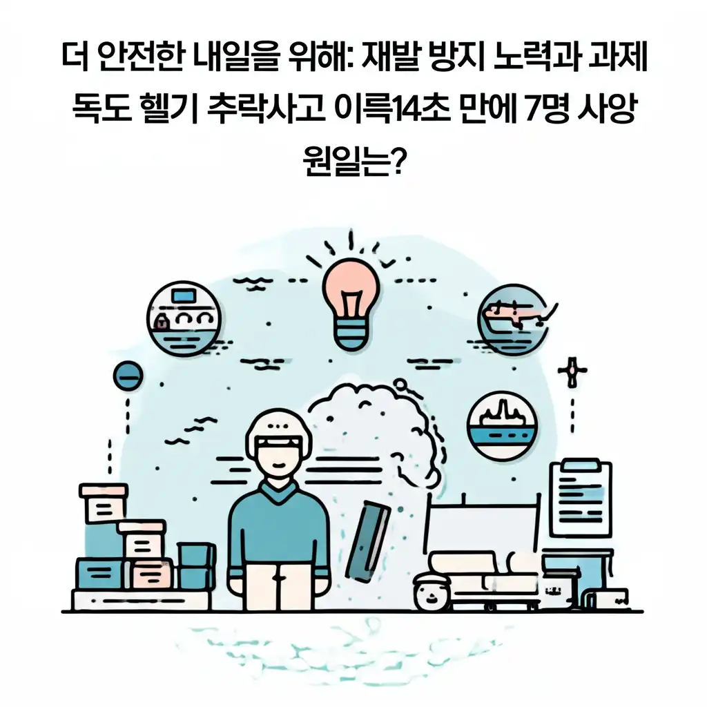 항공 안전 강화를 위한 독도 헬기 추락 사고 재발 방지 대책 이미지
