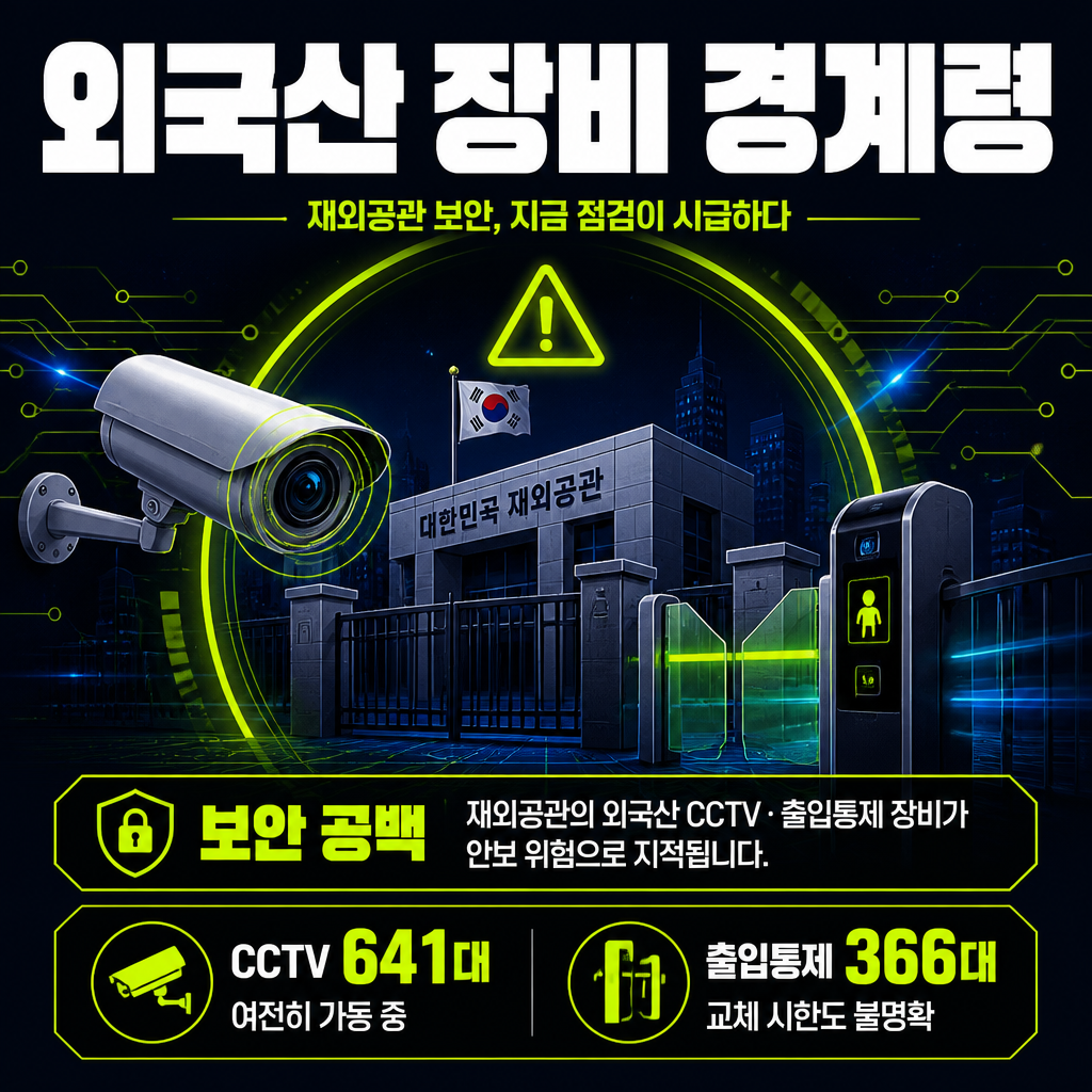 외국산 장비 경계령