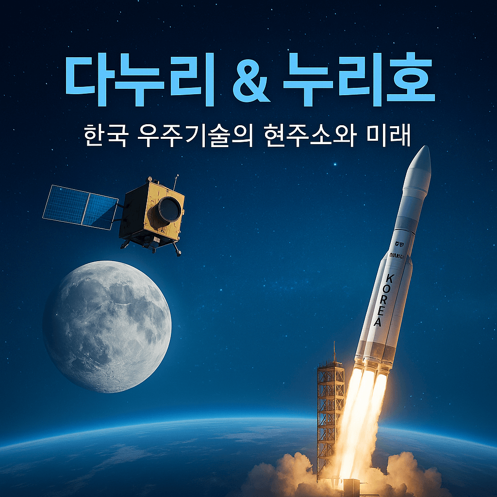 다누리와 누리호로 본 한국 우주산업 기술의 현재와 미래