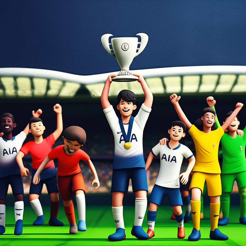 손흥민, 챔피언 등극! 토트넘 무관