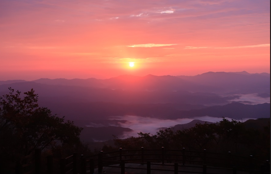 영양 일월산해맞이전망대 일출
