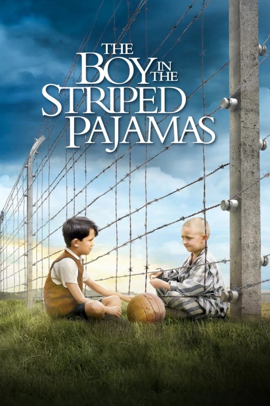 줄무늬 파자마를 입은 소년