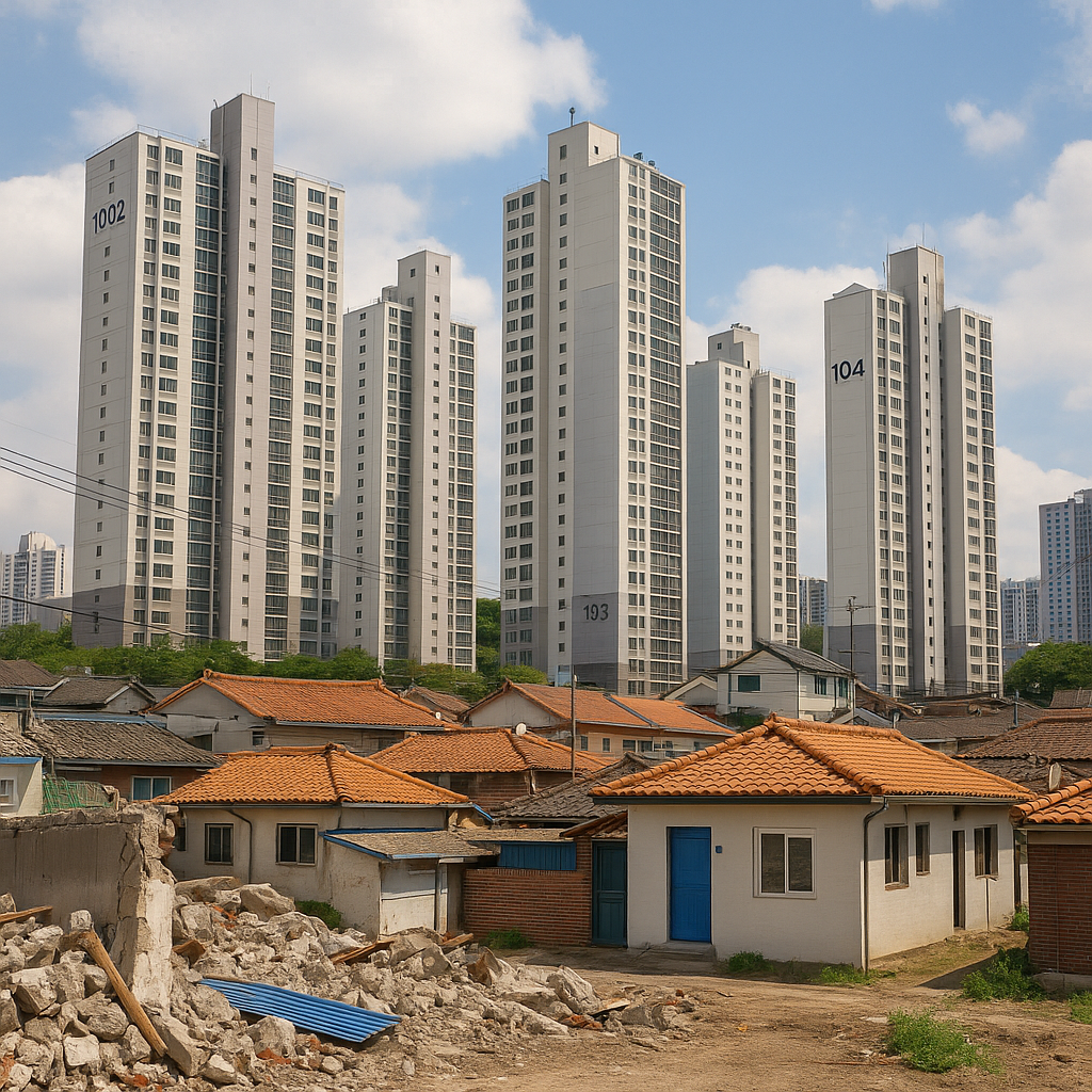 서울 강북 부동산 재개발 관련 이미지