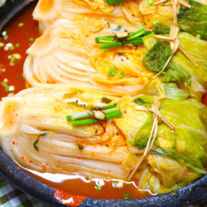 황해도식 덤벙김치