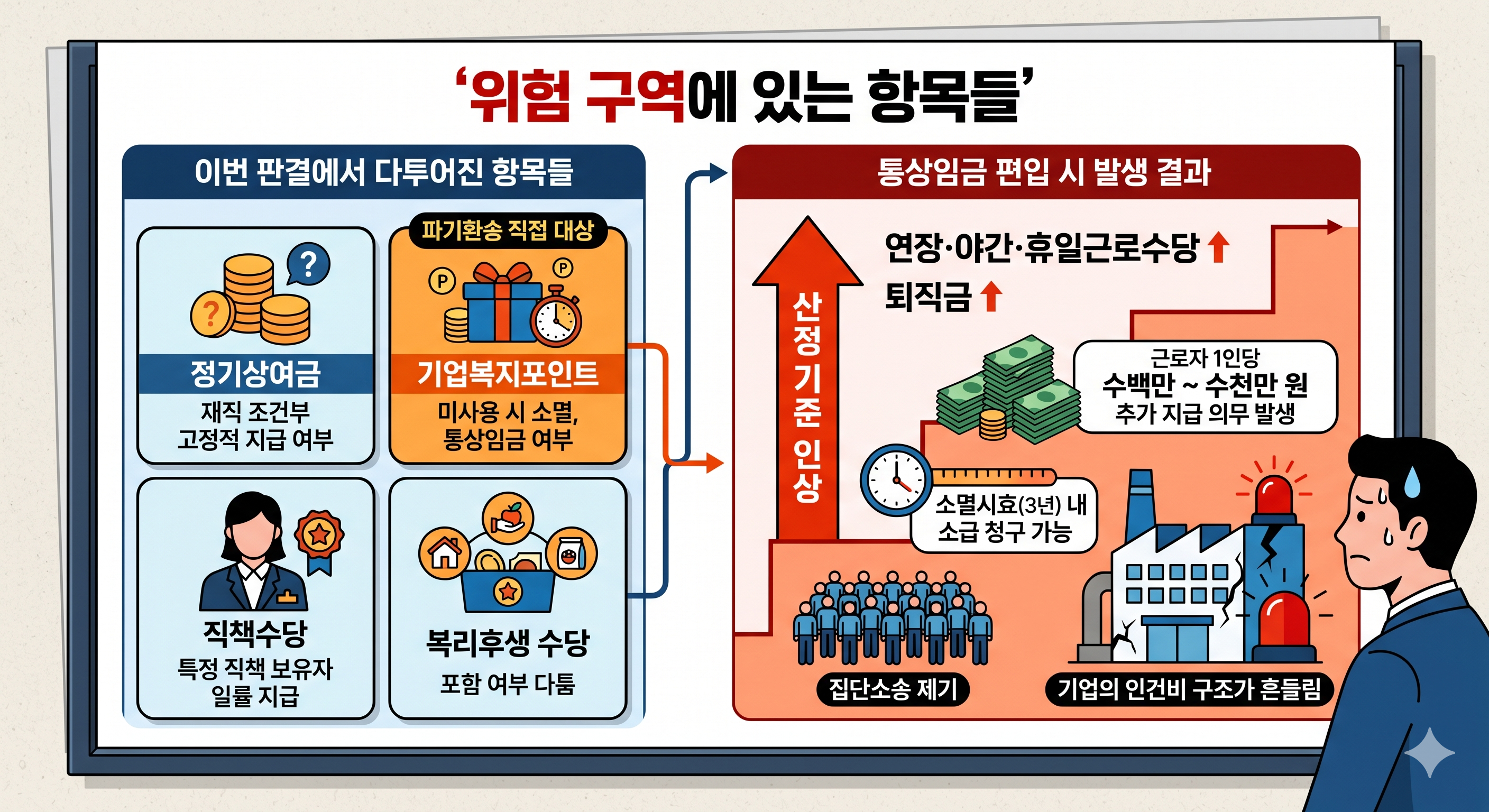 #통상임금 #복지포인트통상임금 #통상임금집단소송 #임금청구소송 #대법원판결2026 #HR리스크 #인사노무 #통상임금판단기준 #집단소송 #기업법률자문 #법무법인휘명 #박휘영변호사 #강남변호사 #노동소송 #기업자문