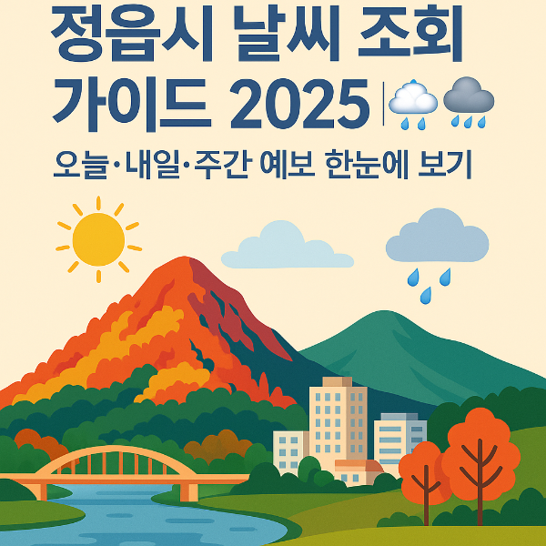 정읍시 날씨 조회