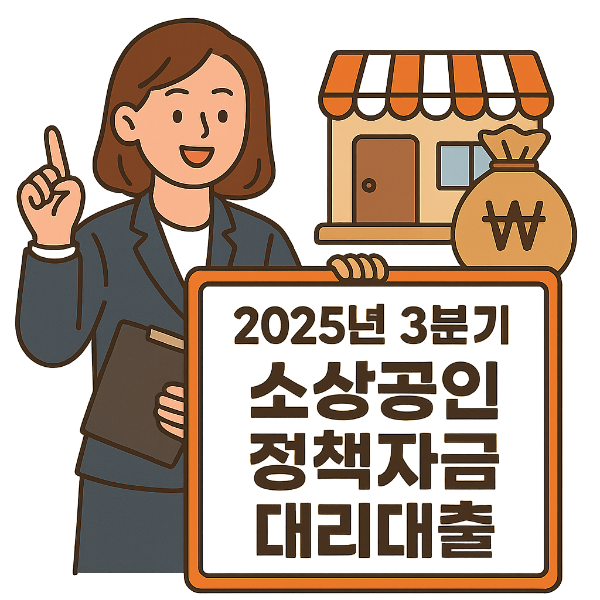 2025년 3분기 소상공인 정책자금 대리대출