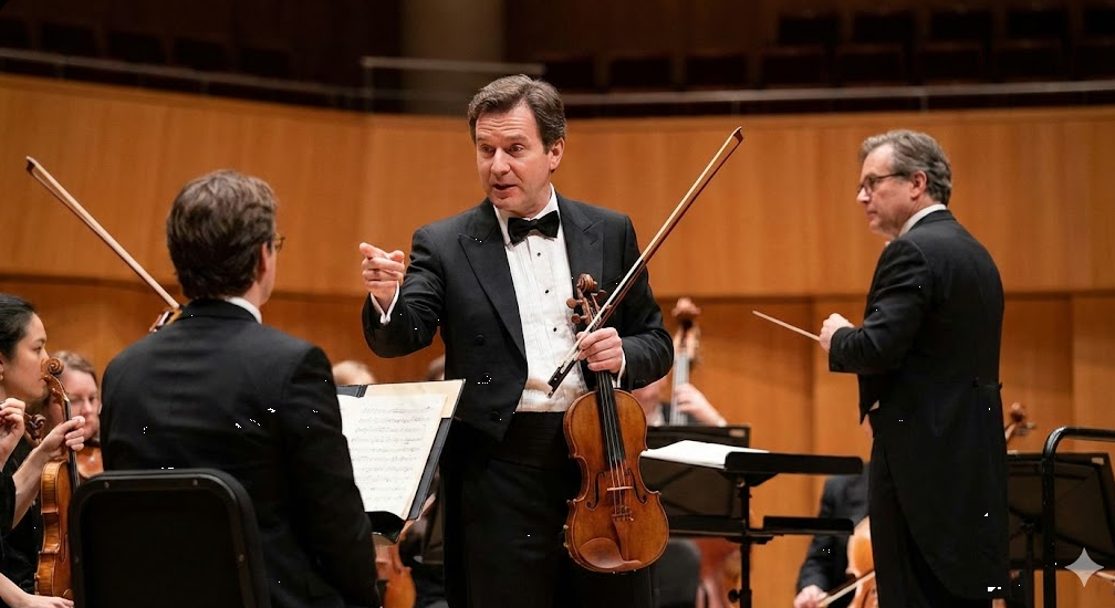 악장의 역할 관련 그림