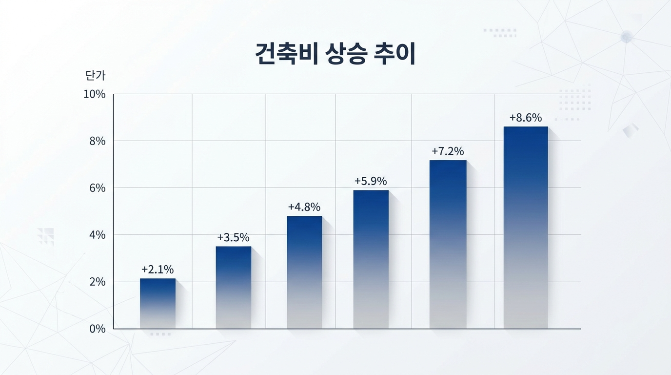 건축비 상승추이