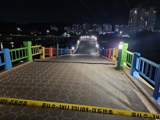 울산 삼호교 붕괴