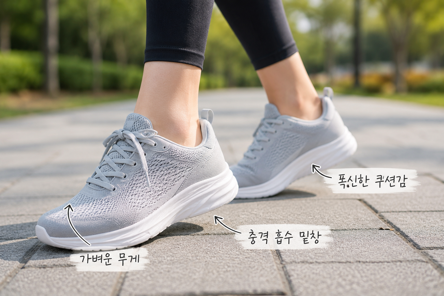 쿠션감 좋은 운동화