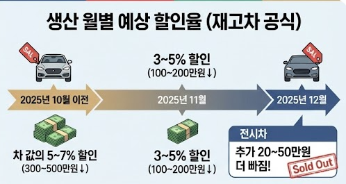 국산차 재고 할인
