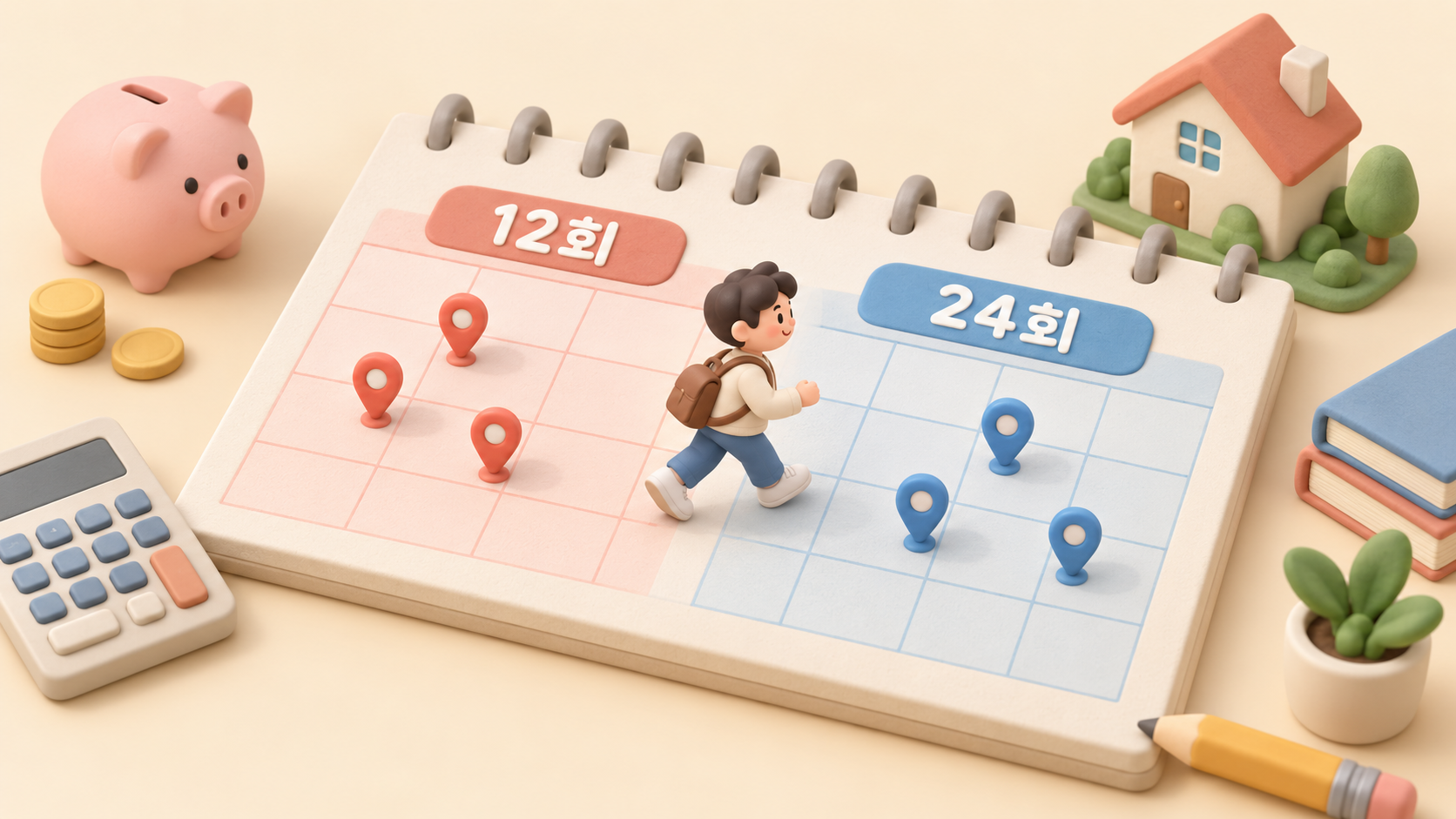 회차 인정 달력