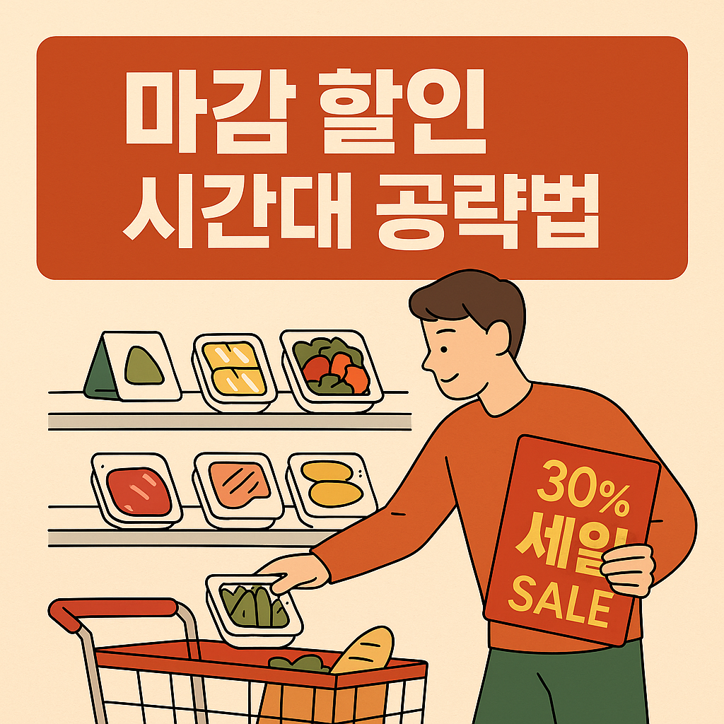 마감 할인 시간대 공략법