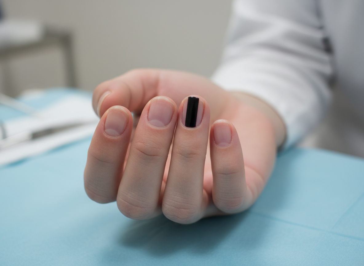 의사들이 경고하는 손톱 검은세로줄 흑색종 의심 증상 5가지