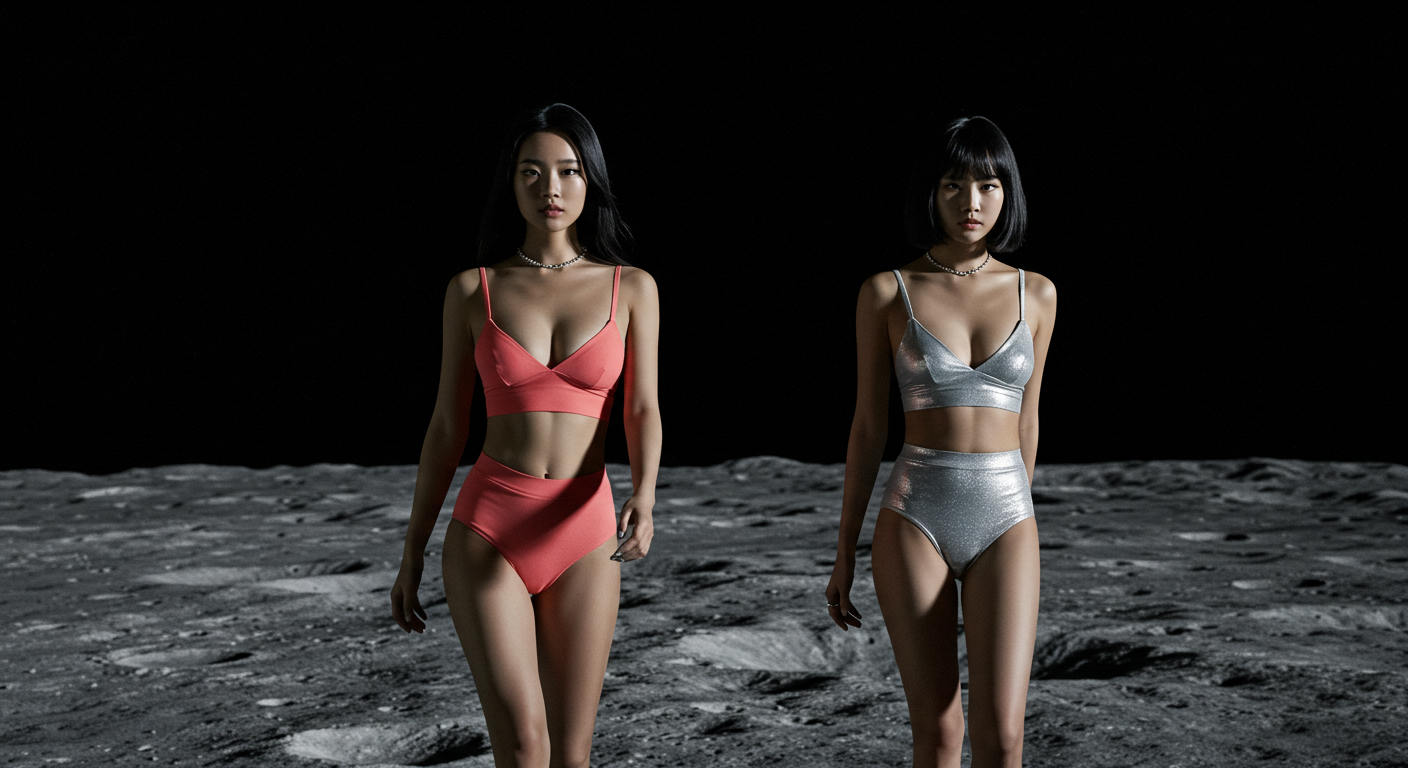 달 위를 걷는 여자들