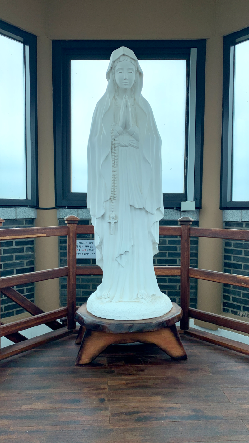 해미 순교성지 옆 망루옥상내 성모마리아상
