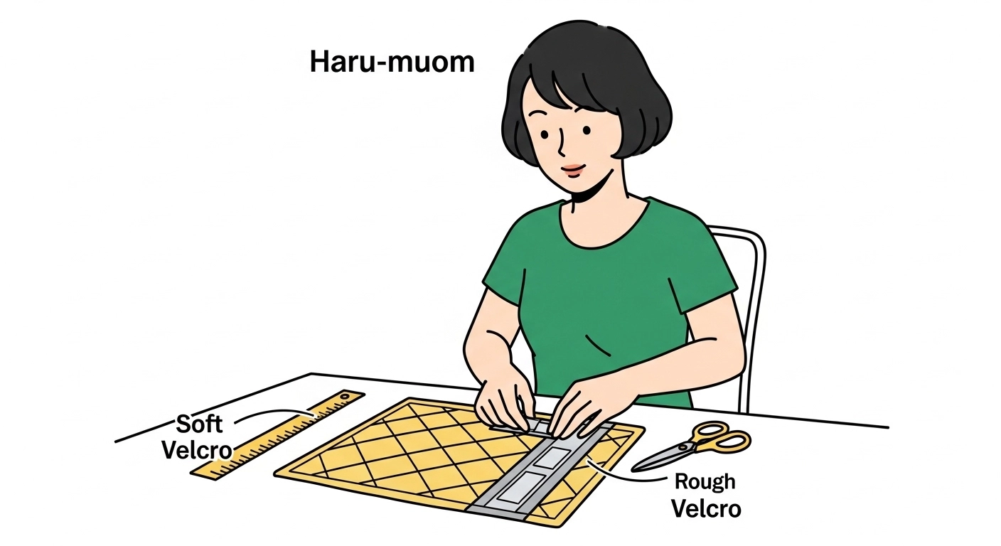 냉장고 손자국 스트레스 끝! 자투리 천으로 10분 만에 만드는 '탈부착 손잡이 커버' (세탁도 간편해요)