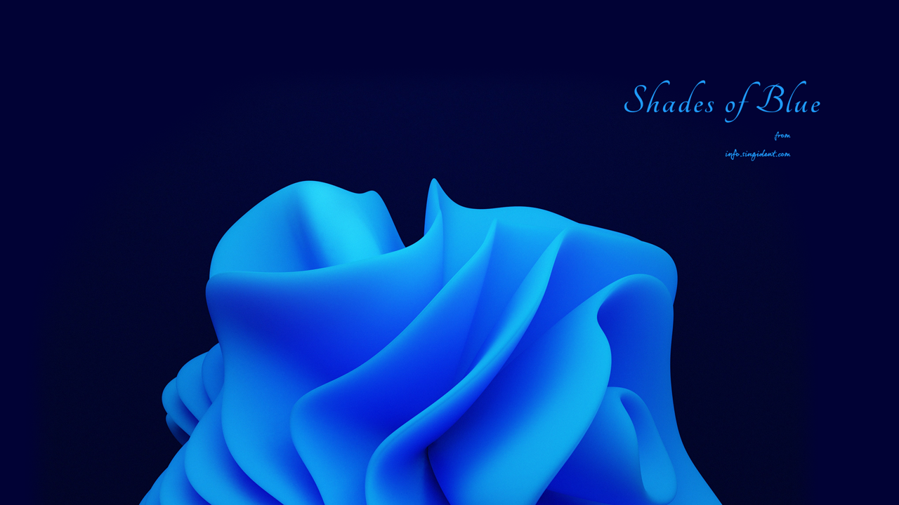 07 파란색 오브젝트 다크 C - Shades of Blue 파란색배경화면