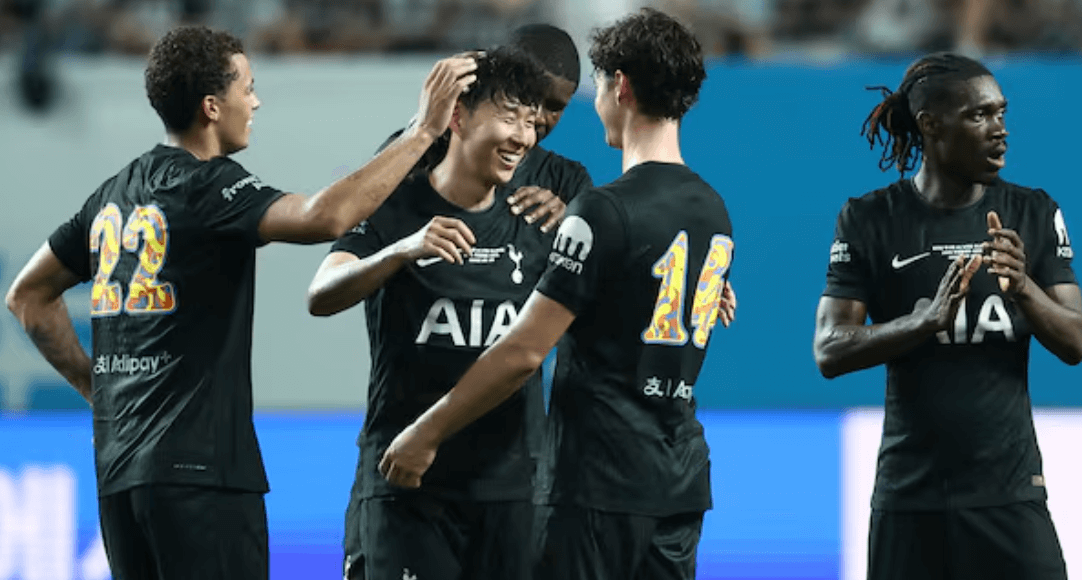 손흥민 선수 경기 모습