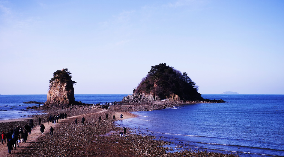 아이와 함께 즐기는 충청도 - 꽃지 해수욕장