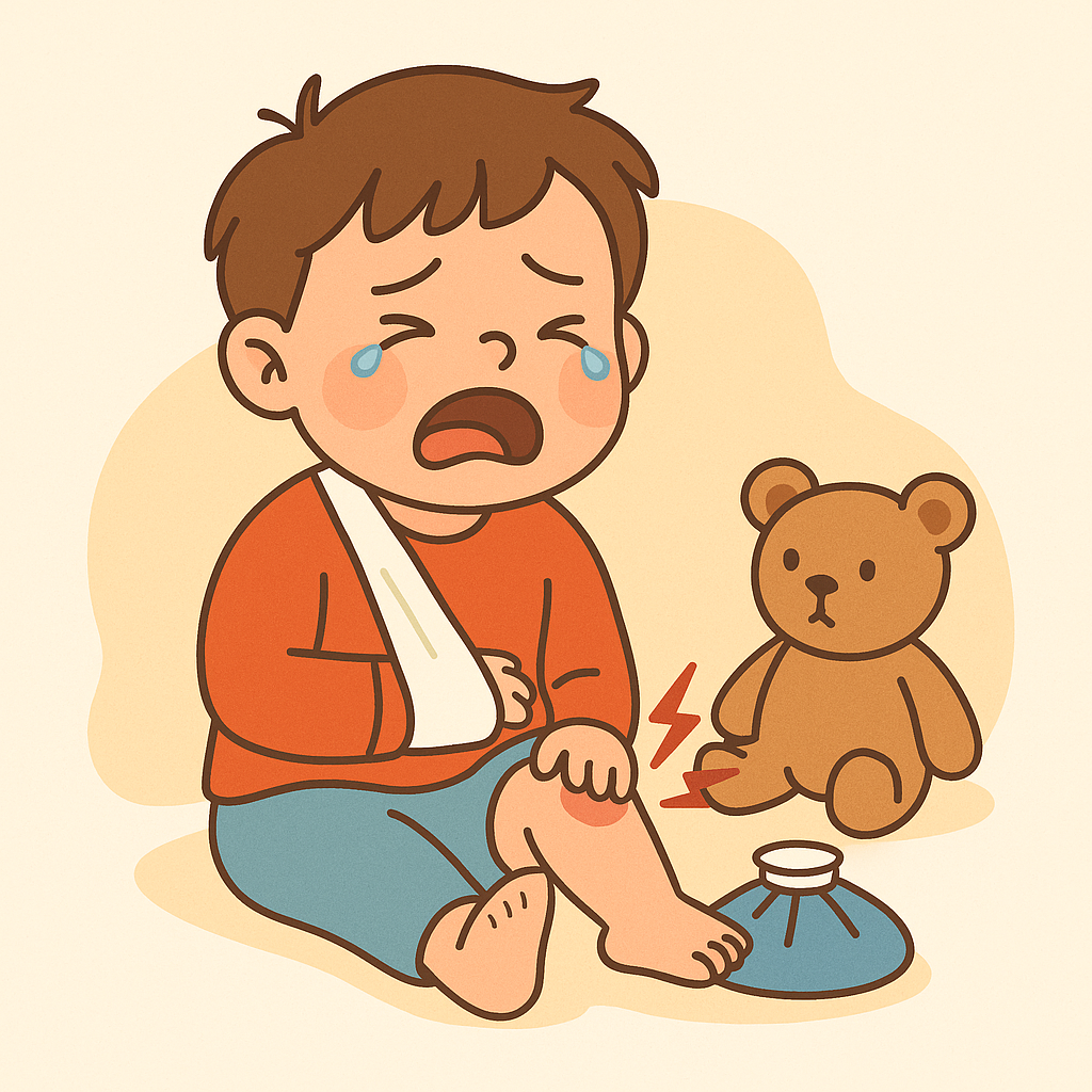 유아 골절과 삔 증상 구분법과 응급 처치, 부모가 꼭 알아야 할 안전 가이드